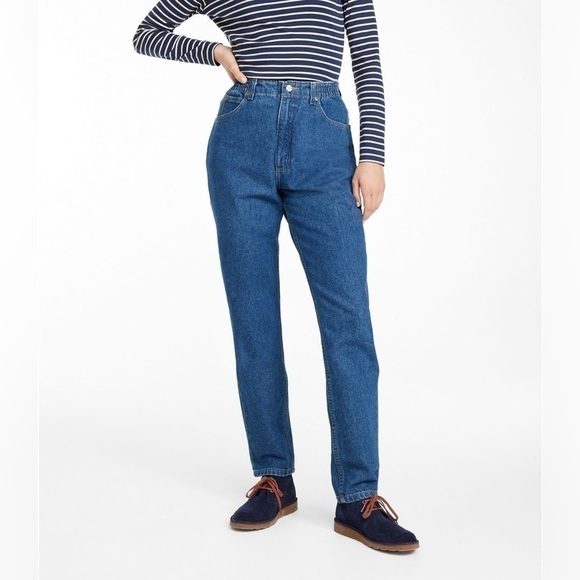 L.L. Bean Denim - Women's Double L® Jeans, Ultra High-Rise Comfort Waist Tapered‌‌‌‌‌‌‌‌‌